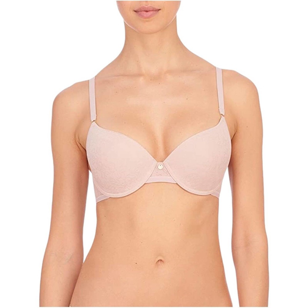 New Natori Foundations Sheer Jacquard Honey Blush 32DD